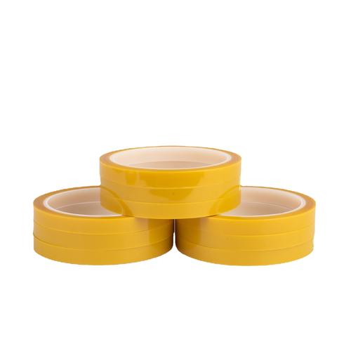 厂家直销pet黄色高温遮蔽聚酯胶带 喷涂电镀保护胶带厚度可定制